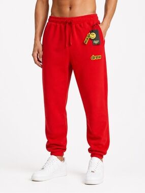 Drew House (Justin Bieber) Unisex Red Secret Sweatpants/Joggers | NEW/NWT!RARE!🔥